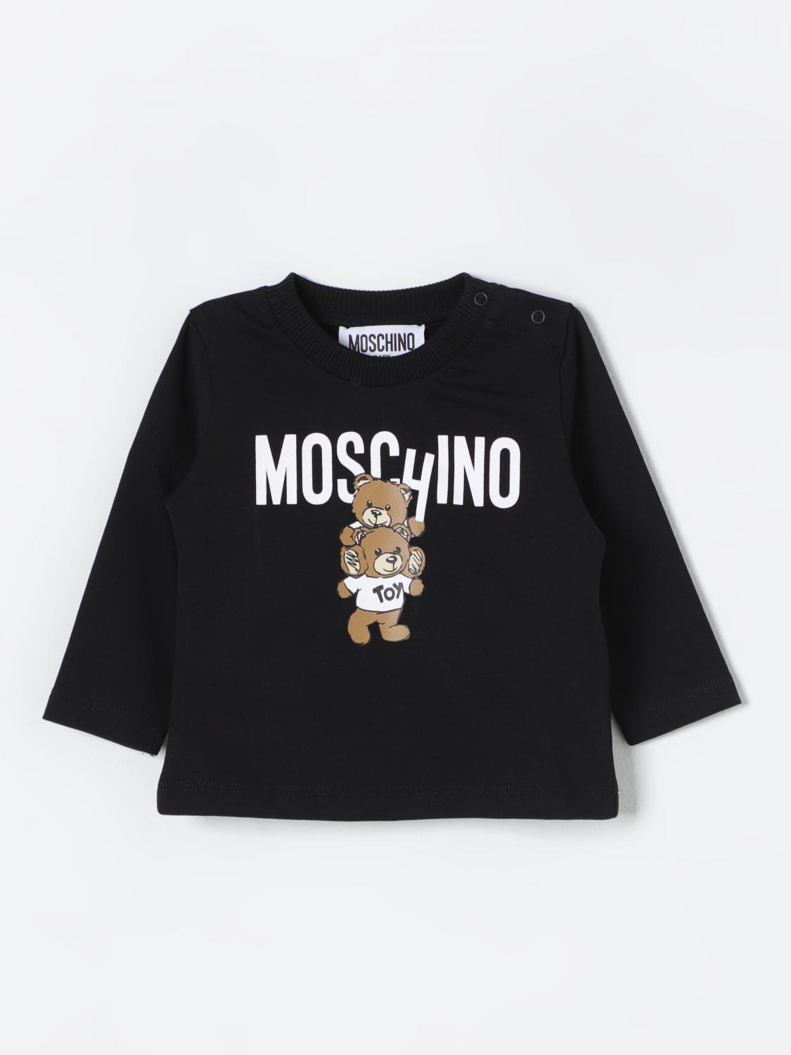 Shop Moschino Sweater  Kids Color Black In Schwarz