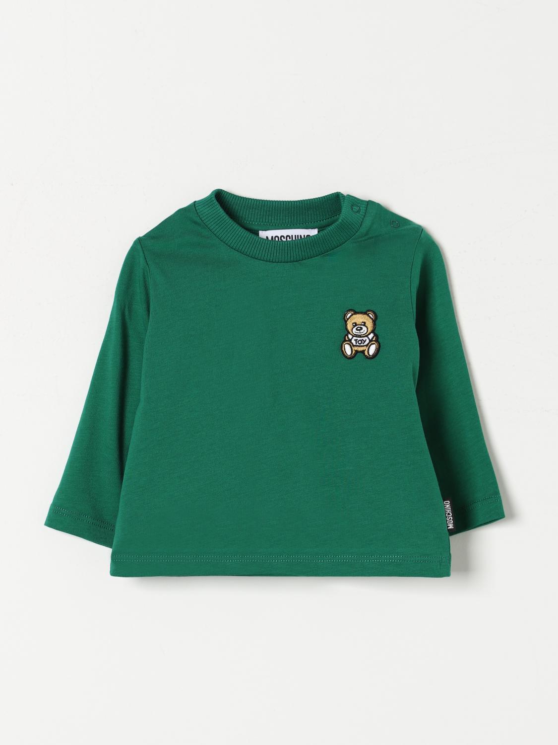 Shop Moschino Sweater  Kids Color Green In Grün