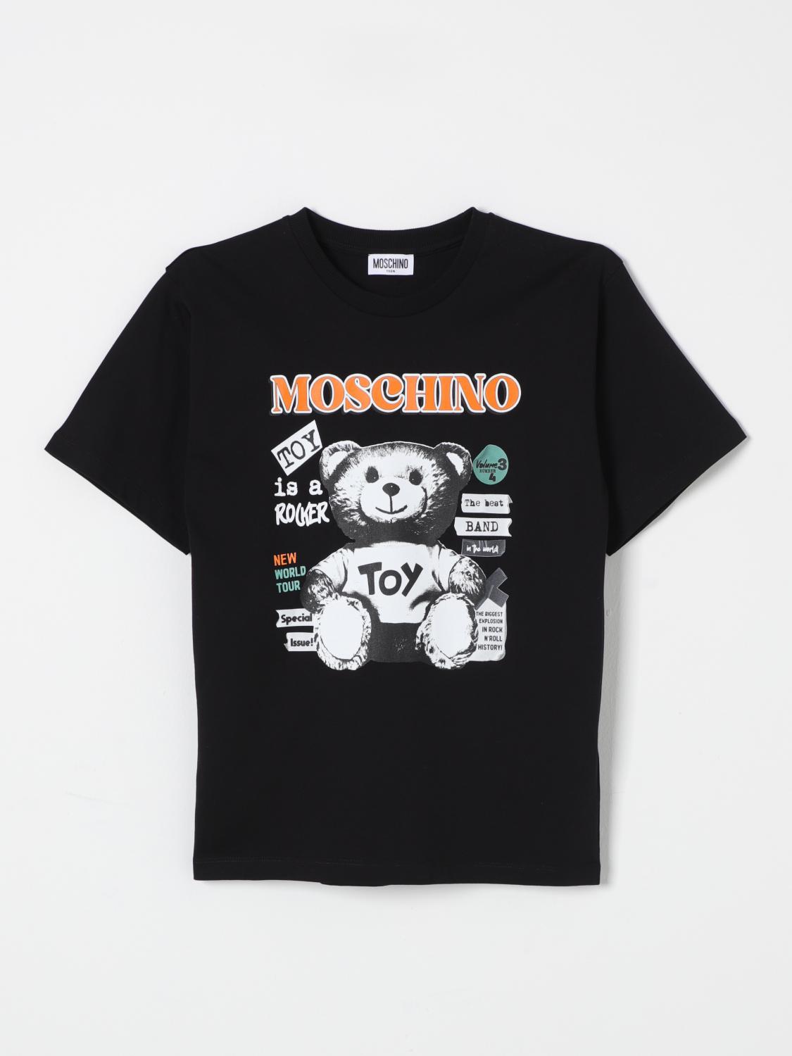 Shop Moschino T-shirt  Kids Color Black In Schwarz