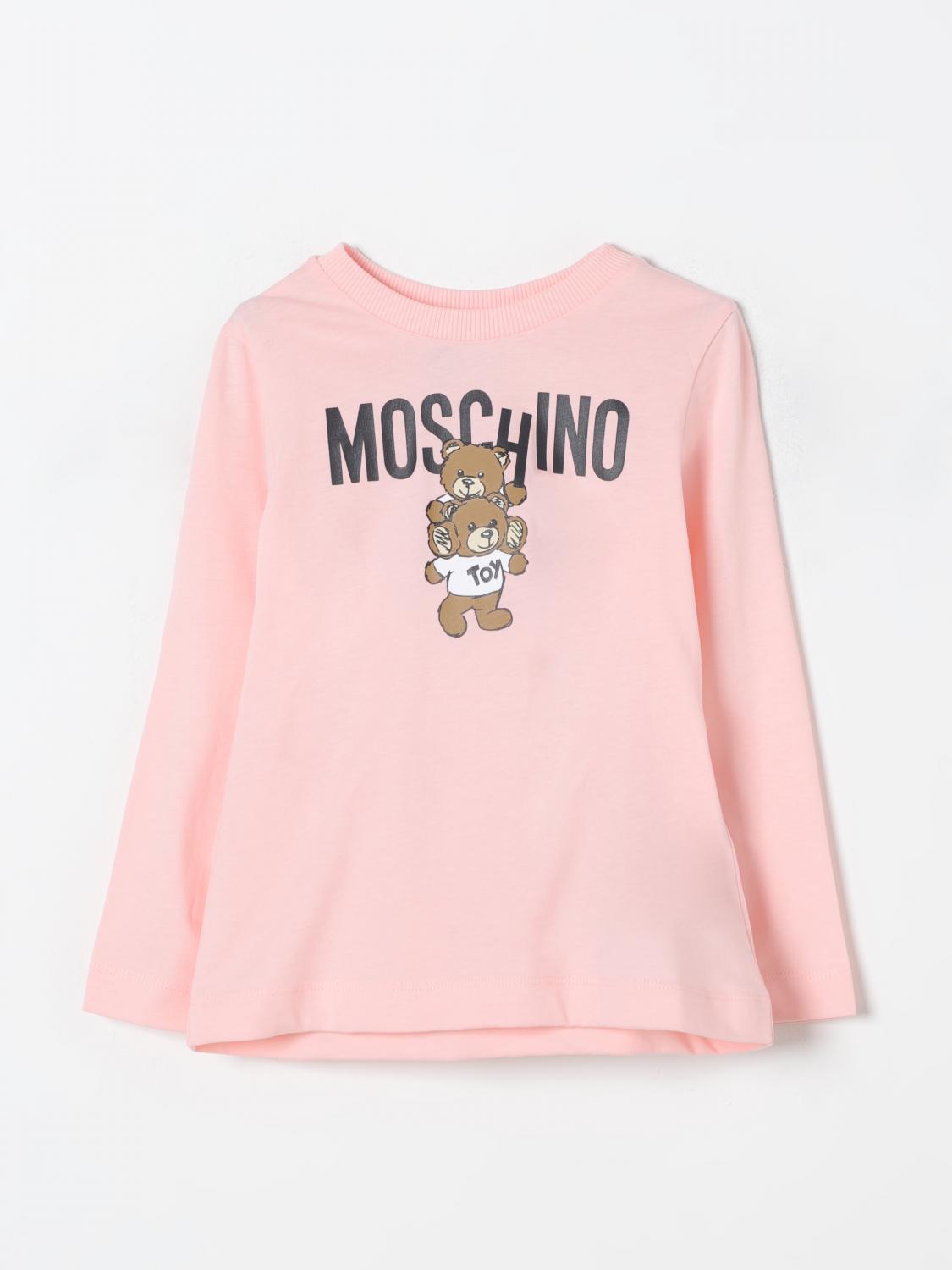 Shop Moschino T-shirt  Kids Color Pink