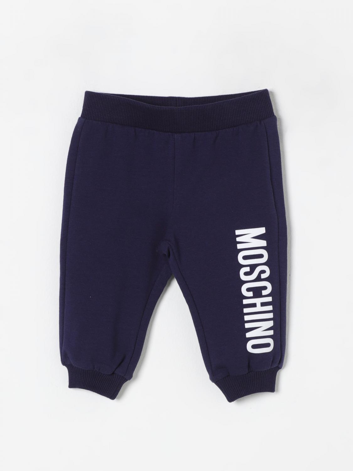 Moschino Pants Kids Color Navy In Navy