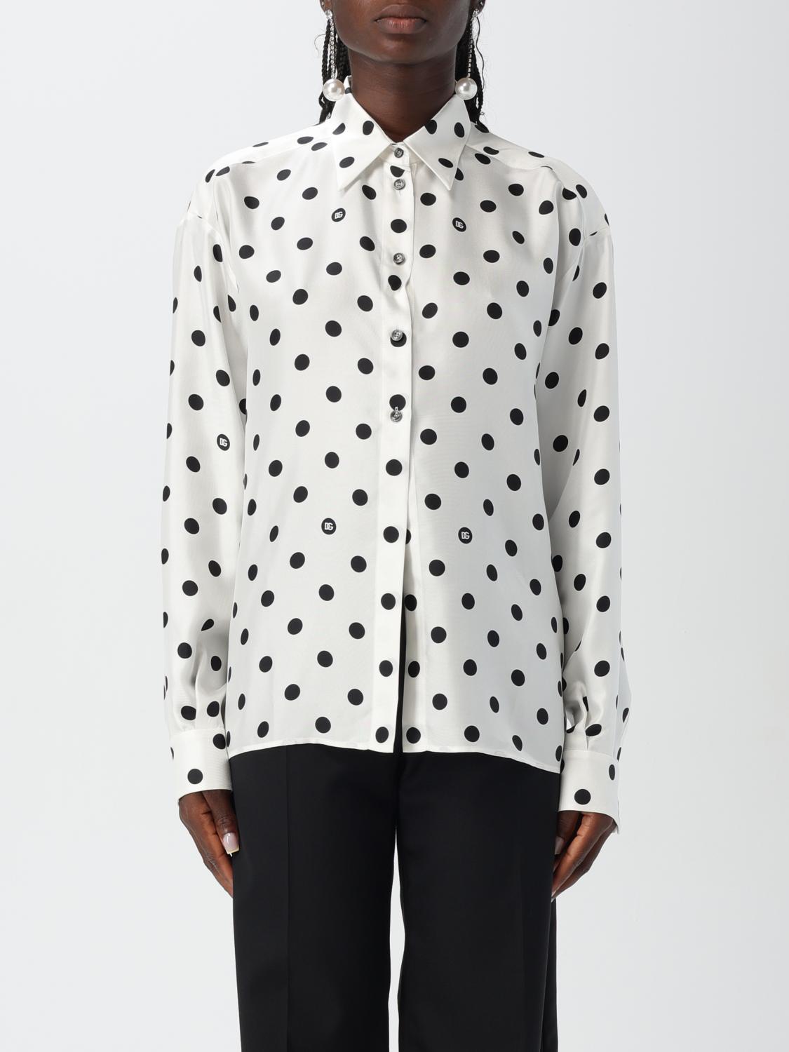 Shop Dolce & Gabbana Shirt Woman Color White In Weiss