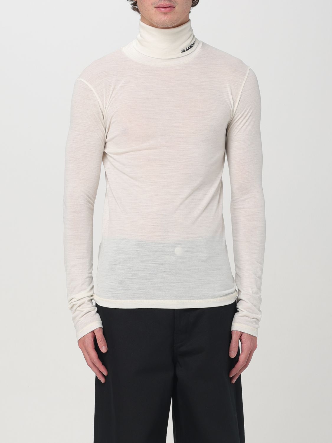 Shop Jil Sander Sweater  Men Color Beige