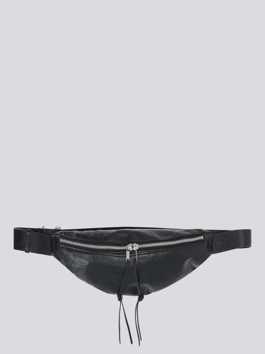 Shop Jil Sander Belt Bag  Men Color Black