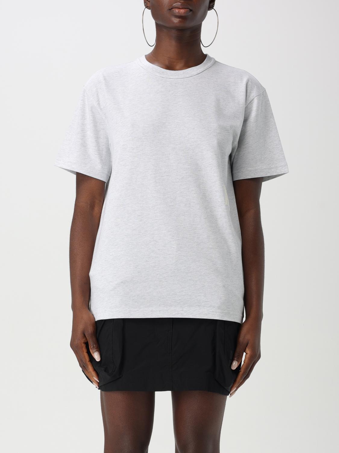 Alexander Wang T-shirt Woman In Gray