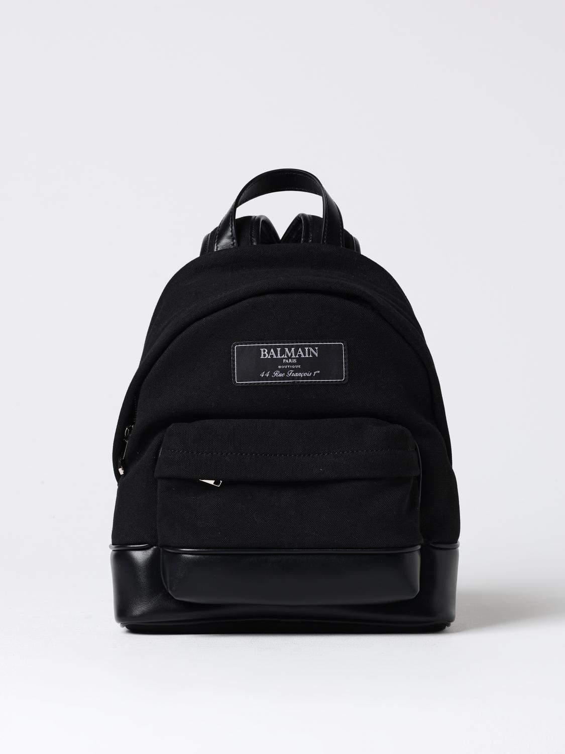 Shop Balmain Duffel Bag  Kids Color Black In Schwarz