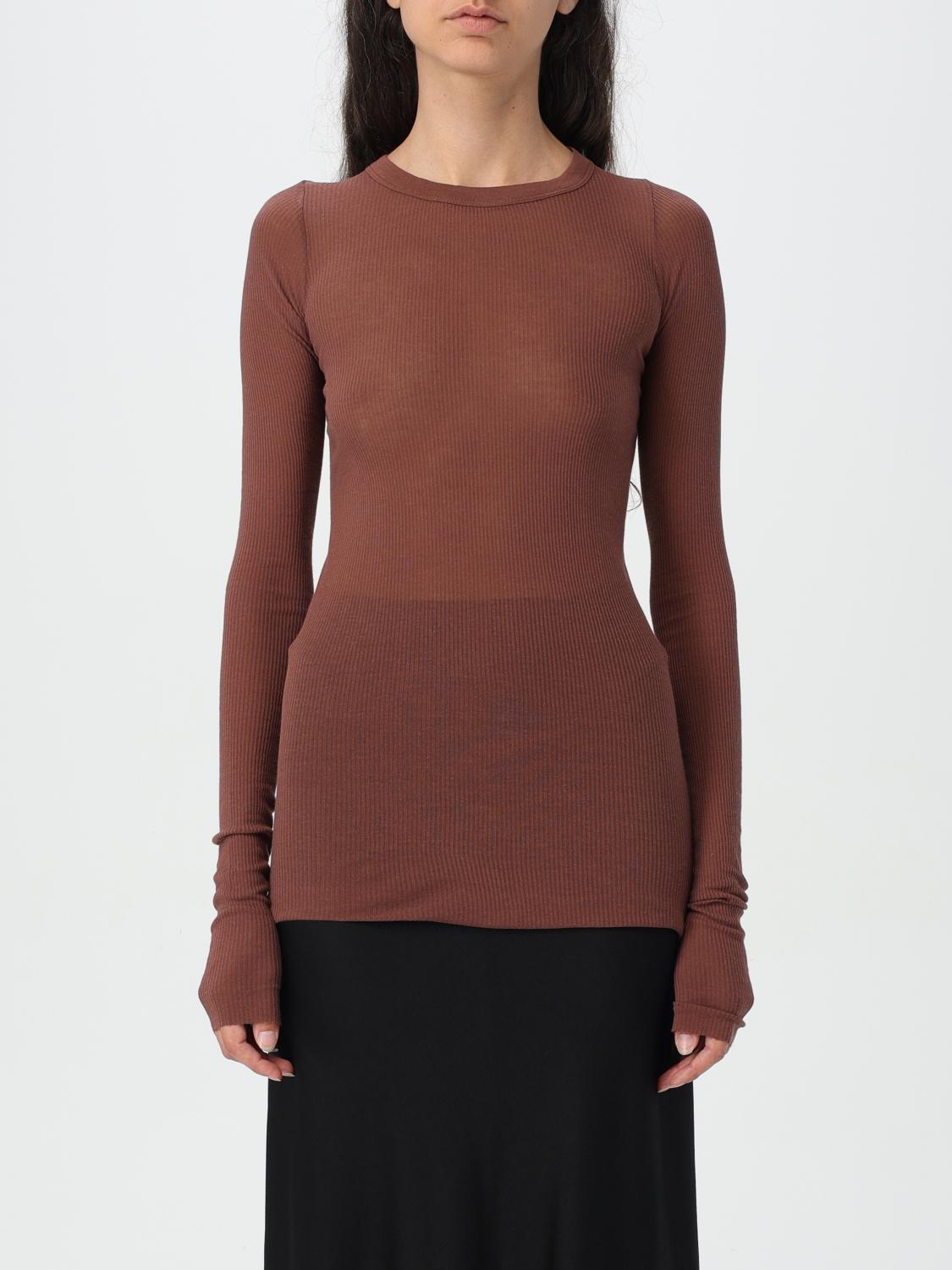 Shop Rick Owens Top  Woman Color Burgundy In Burgunderrot