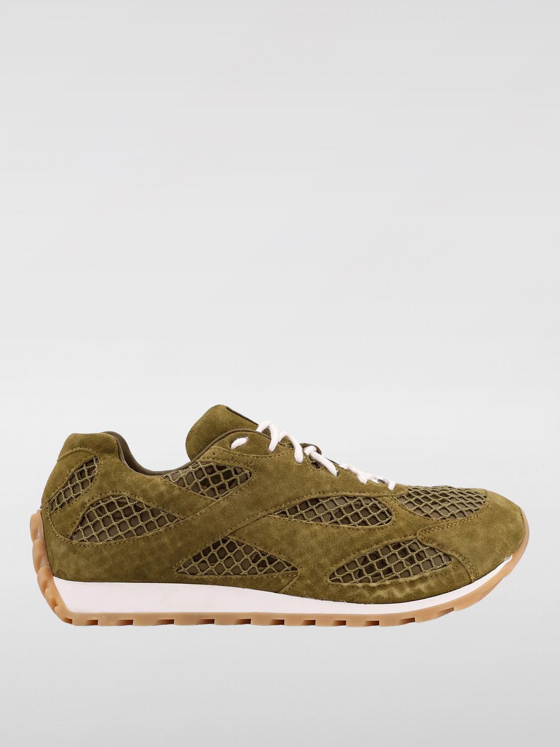 Shop Bottega Veneta Sneakers  Men Color Green In Grün