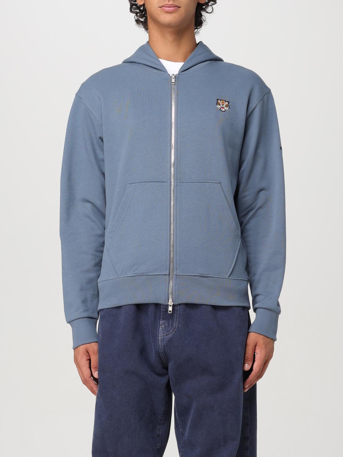 Shop Kenzo Sweatshirt Men Color Blue In Blau