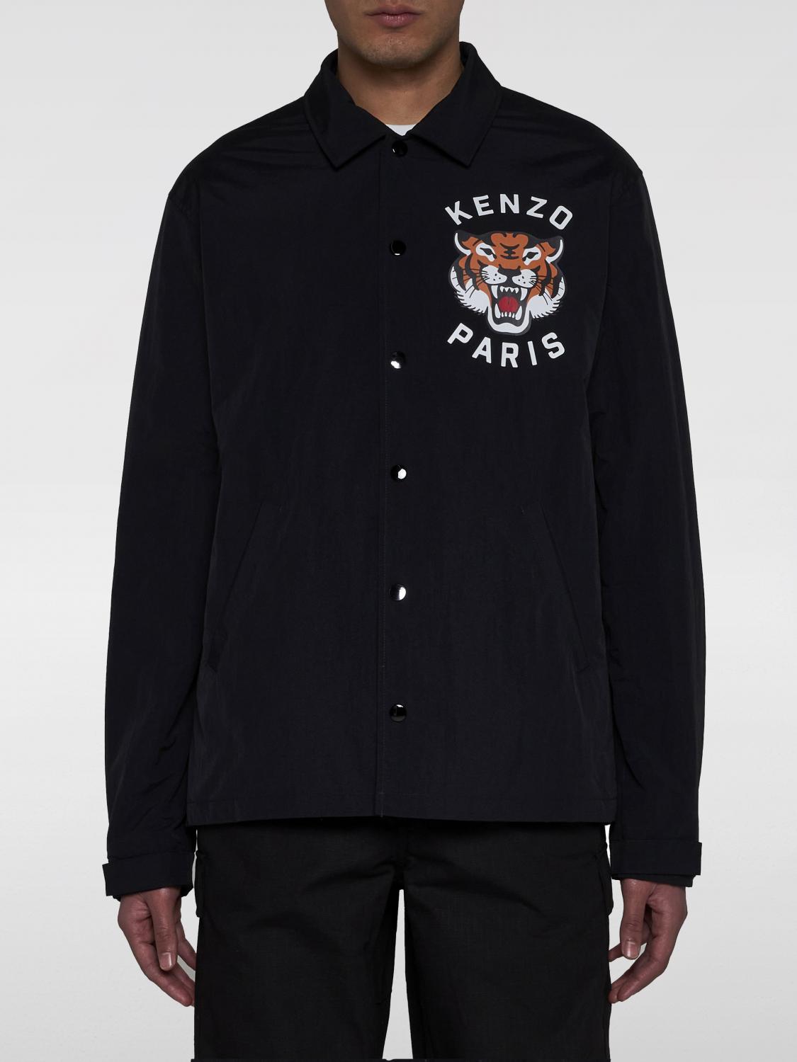 Shop Kenzo Jacket  Men Color Black In Schwarz