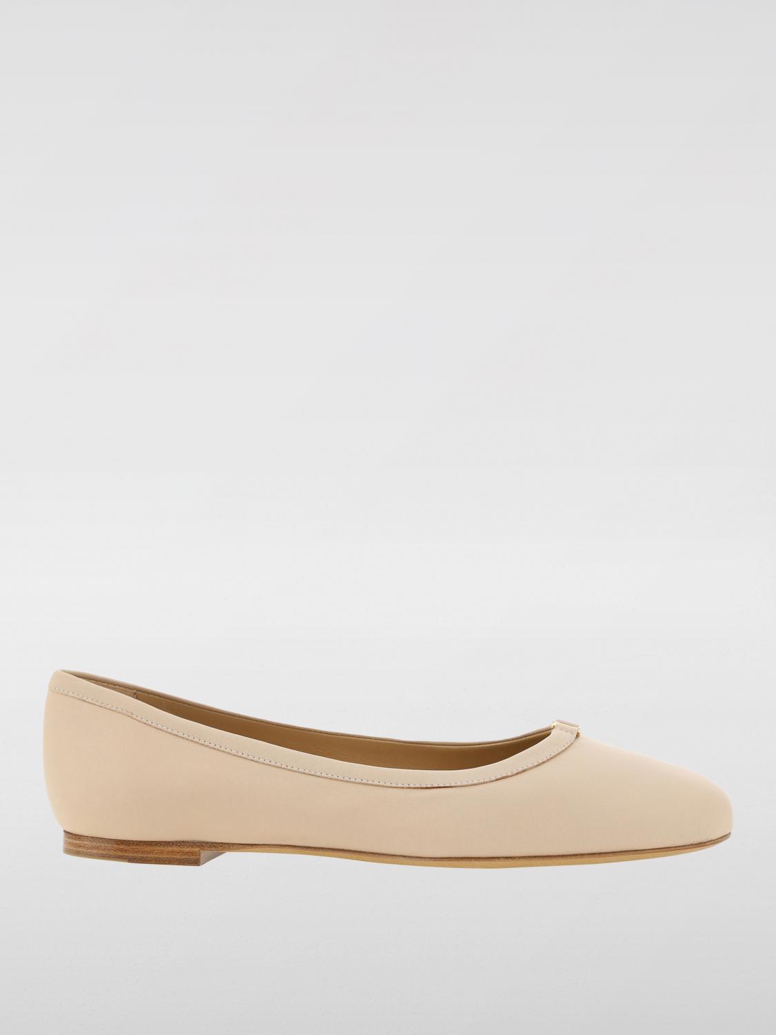 Shop Chloé Ballet Flats  Woman Color Nude