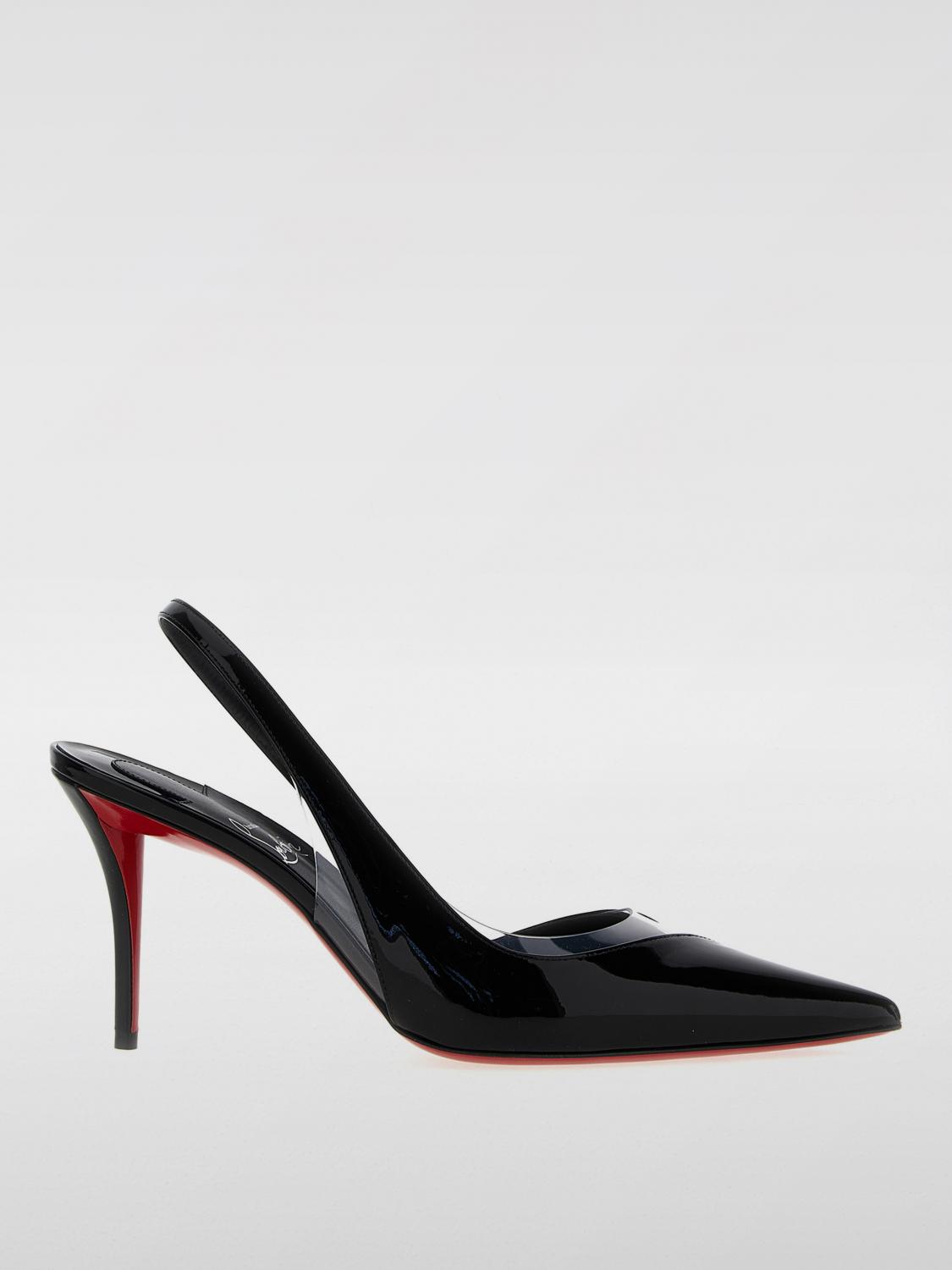 Shop Christian Louboutin High Heel Shoes  Woman Color Black In Schwarz