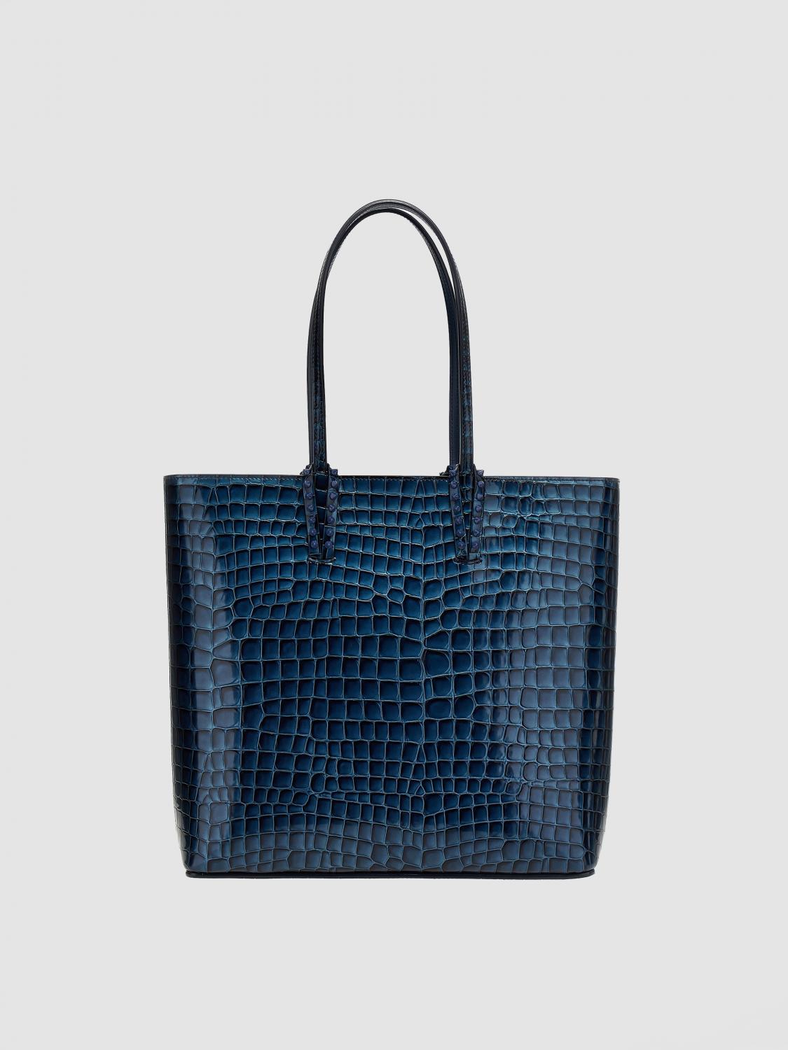 CHRISTIAN LOUBOUTIN TOTE BAGS CHRISTIAN LOUBOUTIN WOMAN COLOR DENIM F80772028