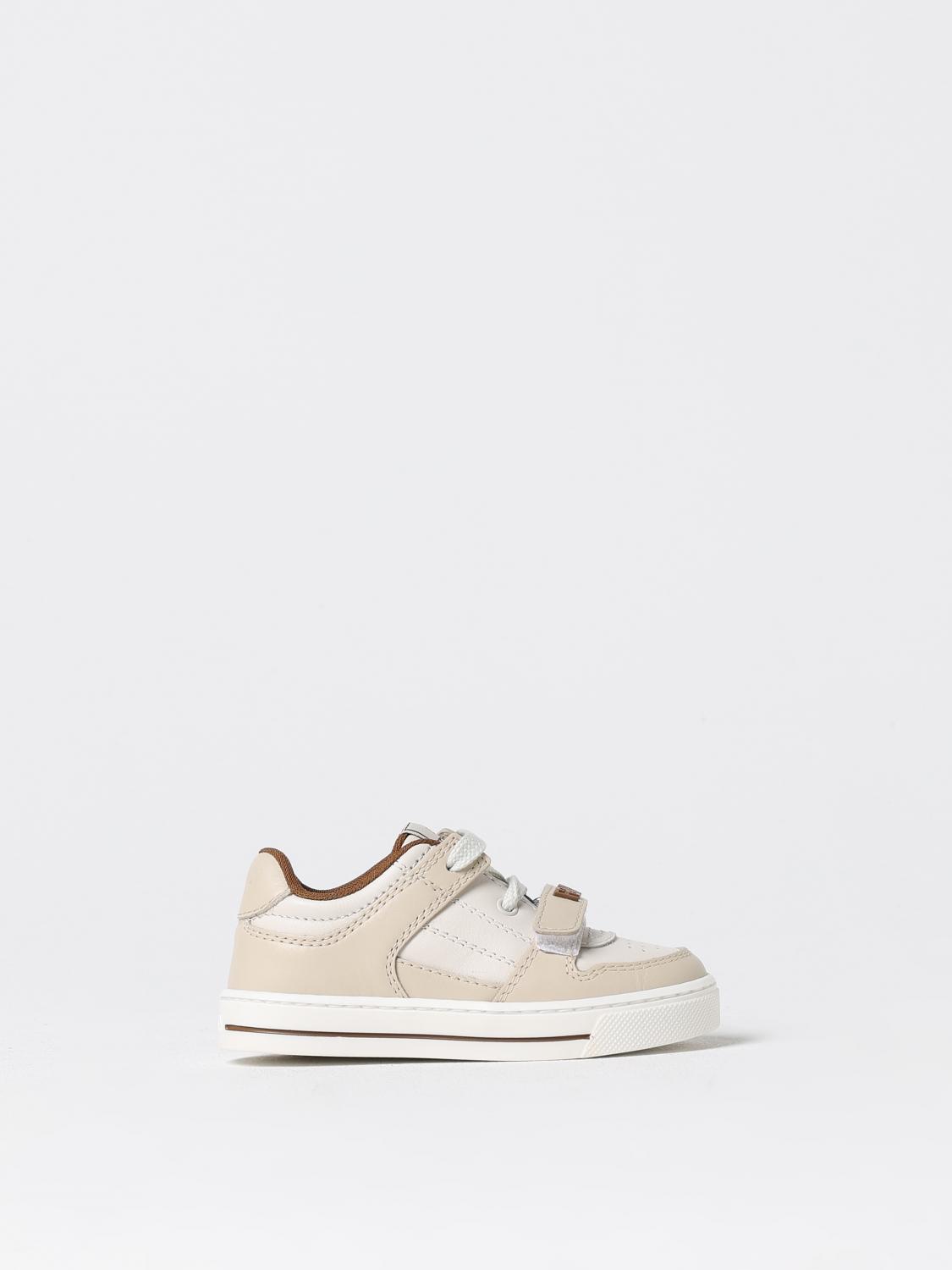 Shop Fendi Sneakers  Kids Color Cream