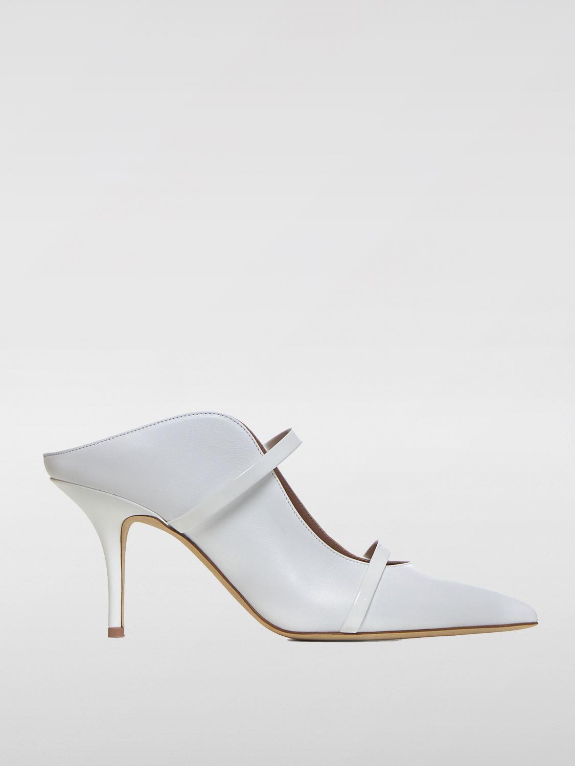 Shop Malone Souliers High Heel Shoes  Woman Color White