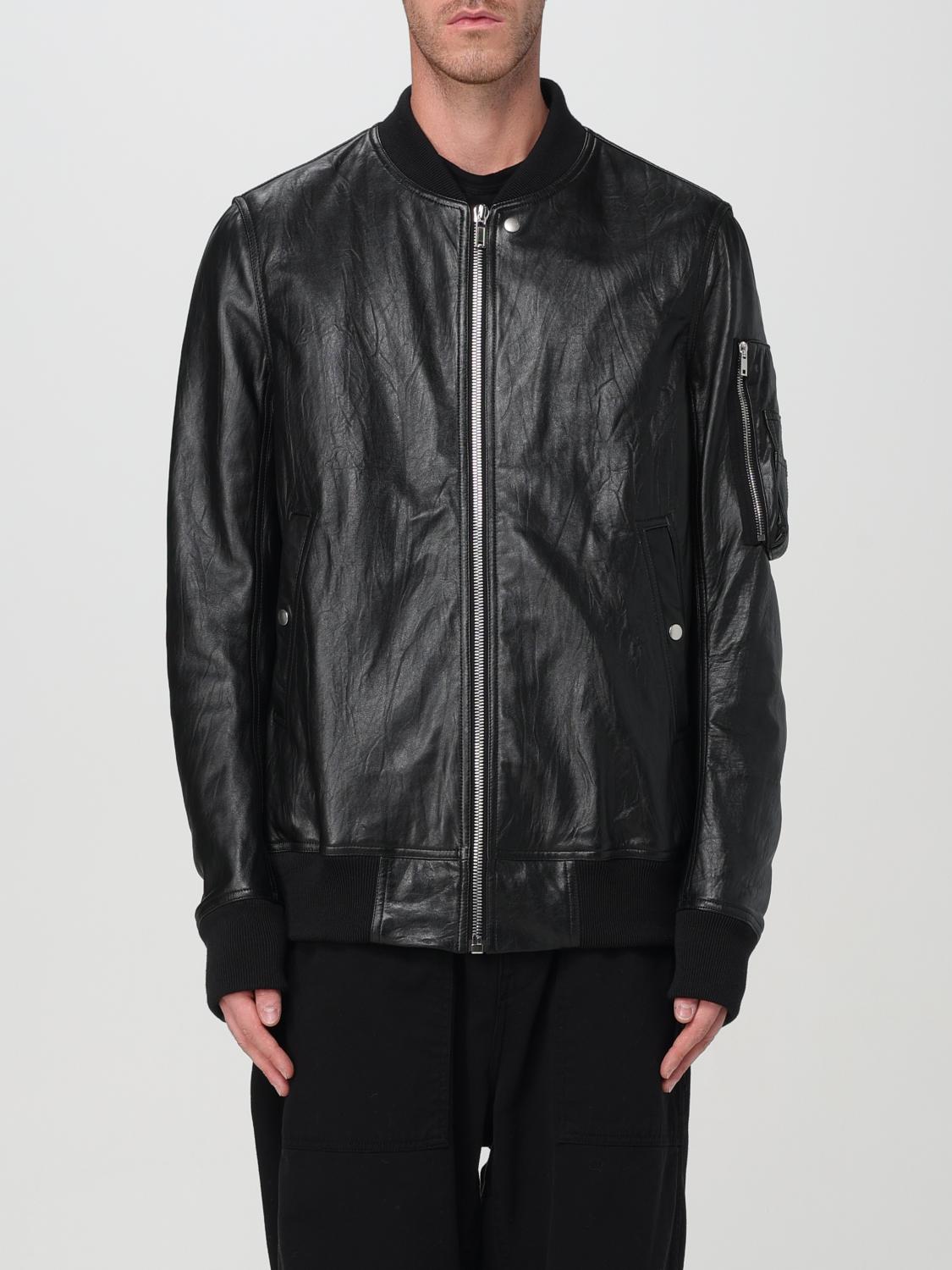 Shop Rick Owens Jacket  Men Color Black In Schwarz