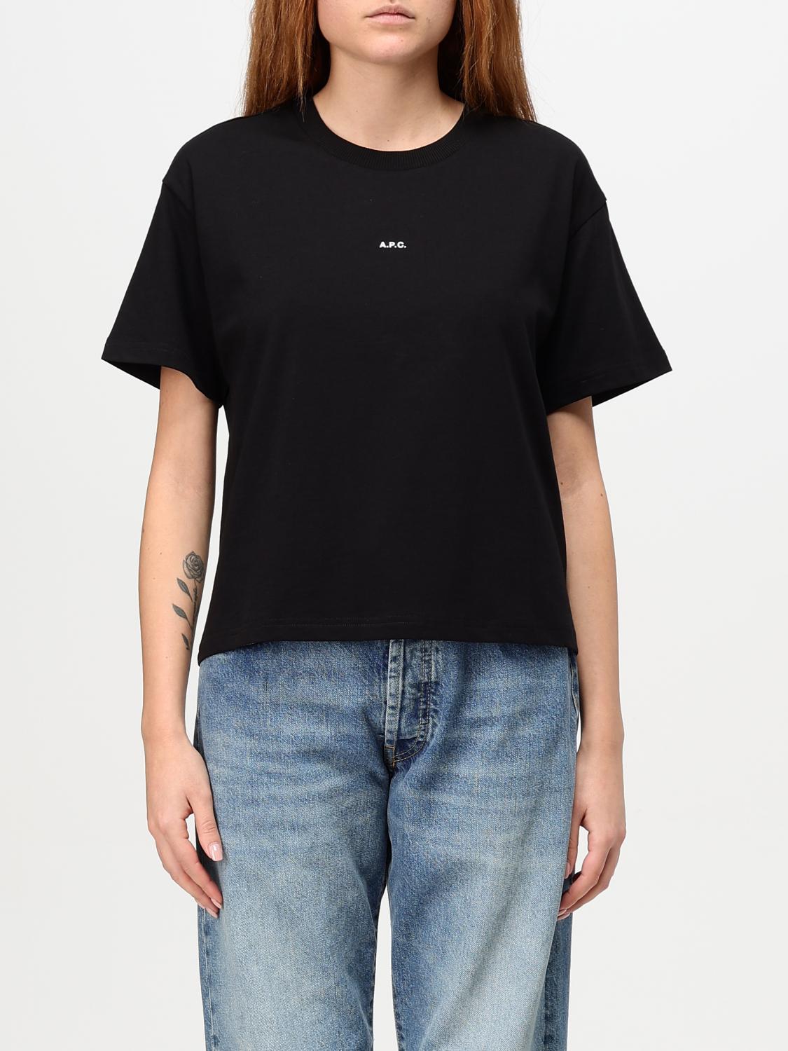 Apc A.p.c. T Shirts And Polos Black In Schwarz