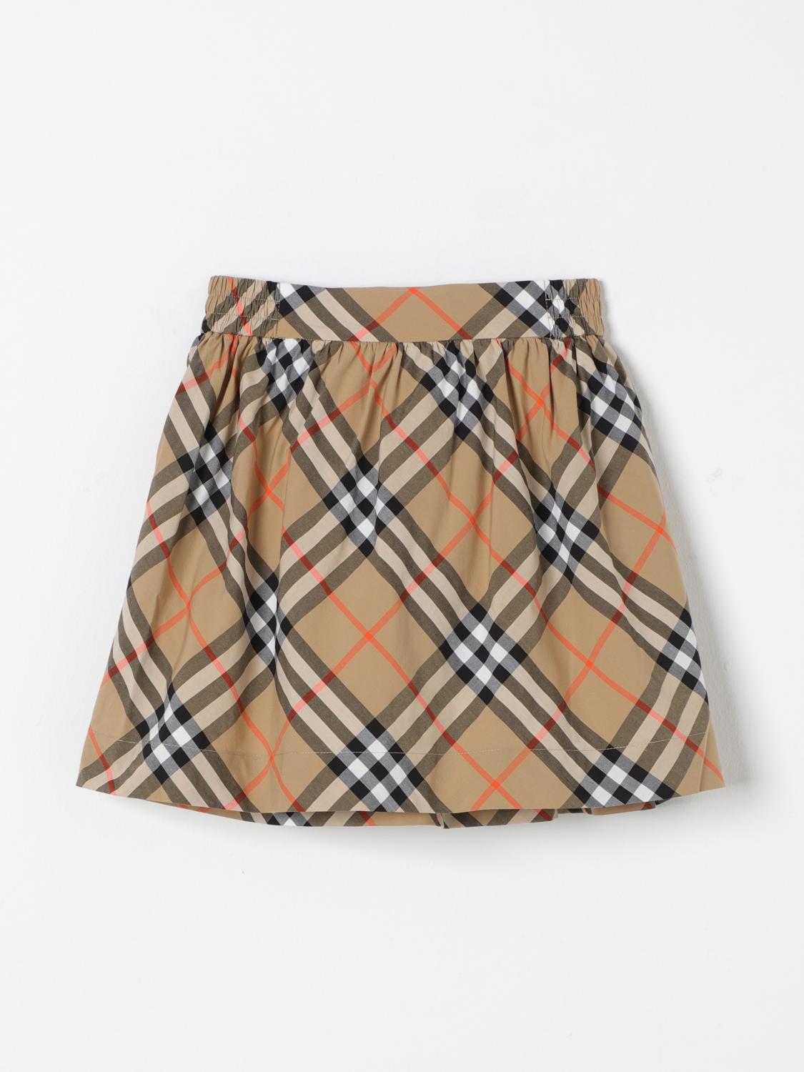 BURBERRY SKIRT BURBERRY KIDS COLOR BEIGE F81221022