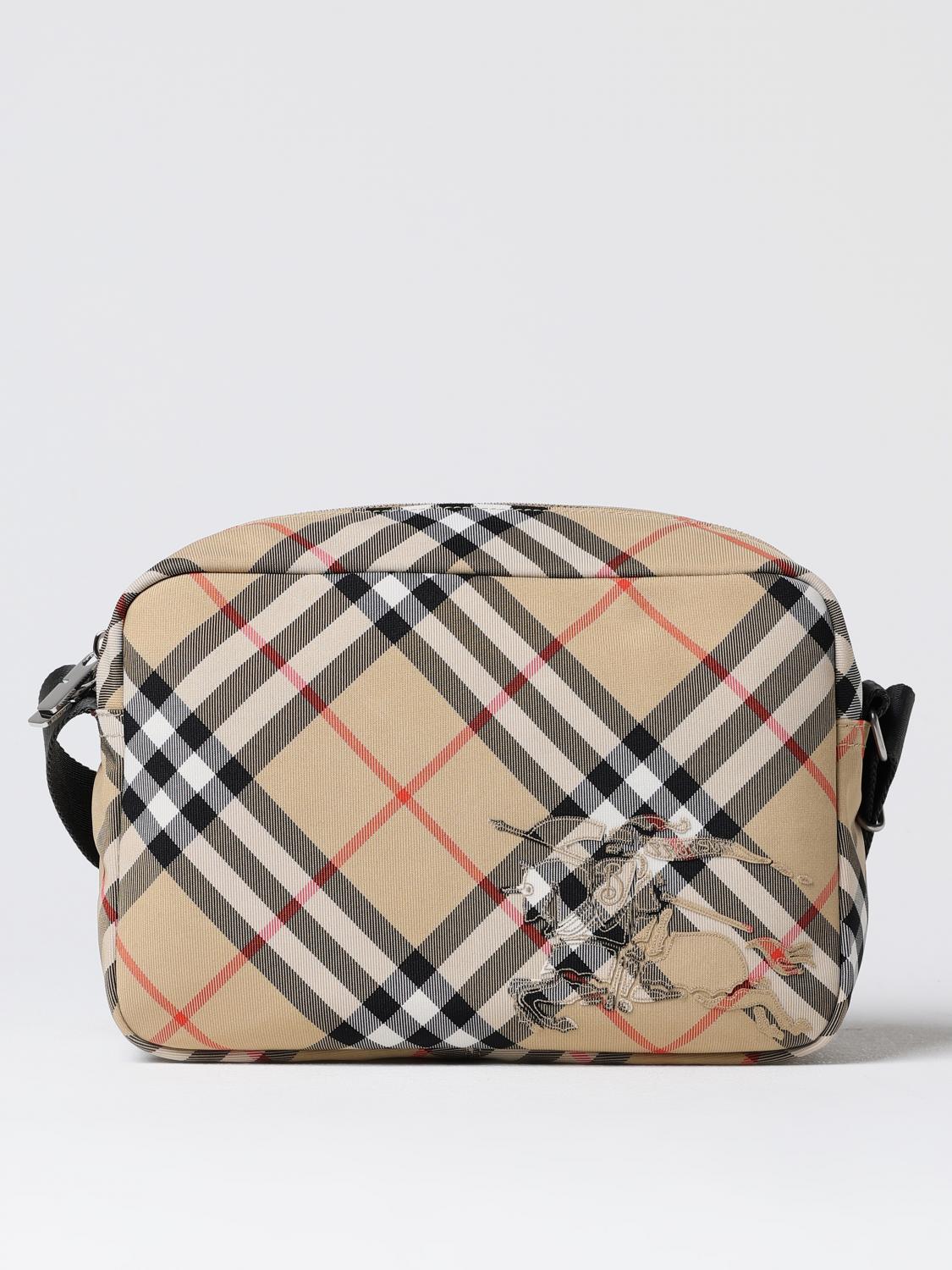 Shoulder Bag BURBERRY Men color Beige