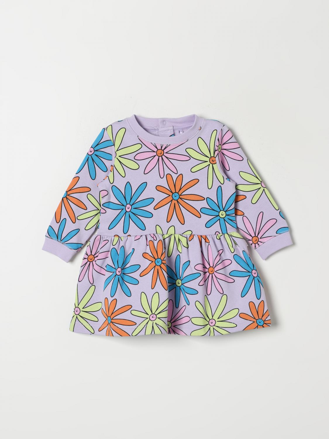 Shop Stella Mccartney Romper  Kids Kids Color Wisteria In Glyzinien