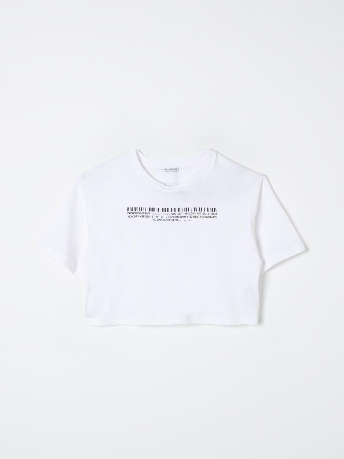 Shop Dolce & Gabbana T-shirt  Kids Color White