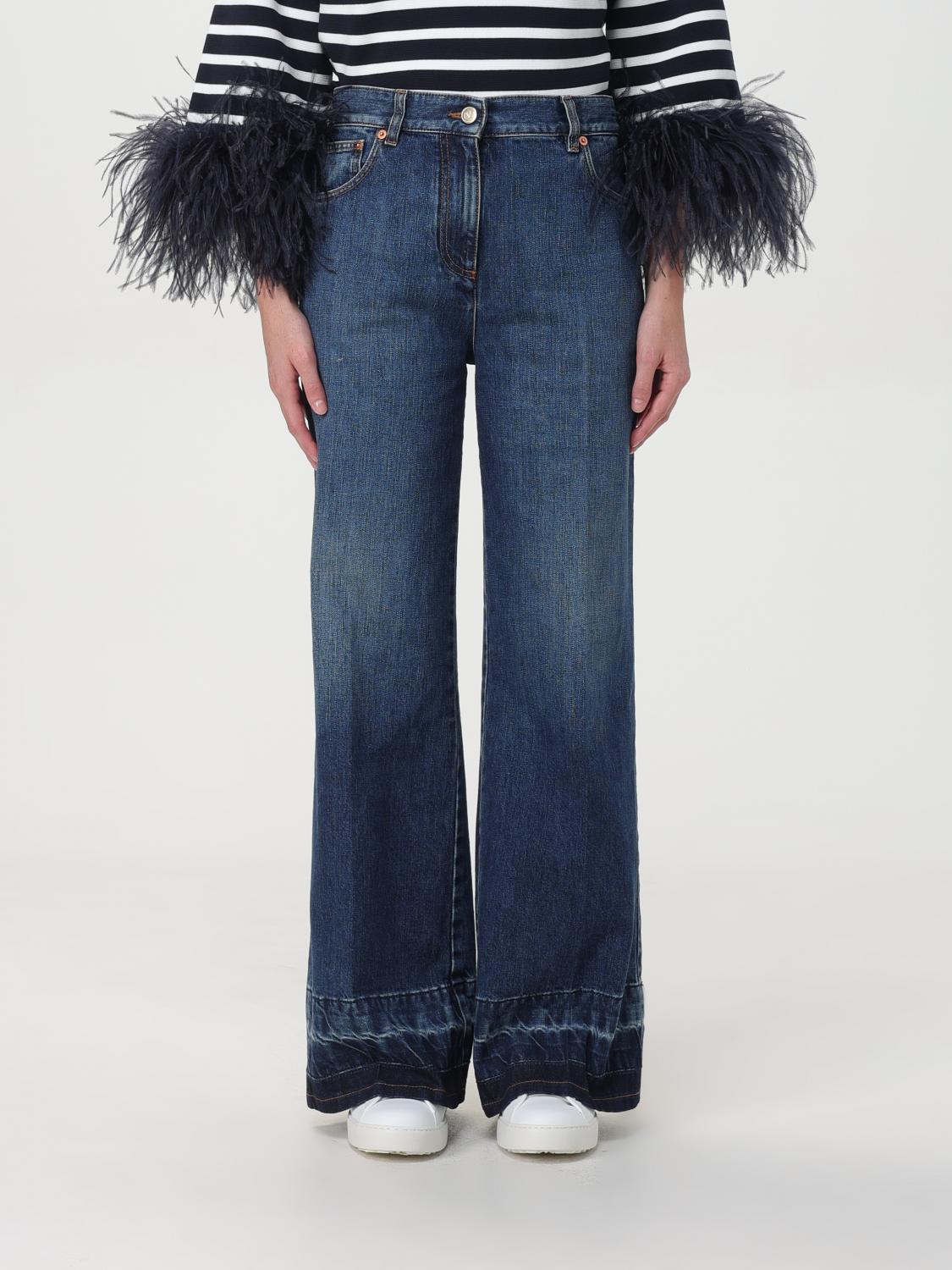 Shop Valentino Jeans  Woman Color Denim