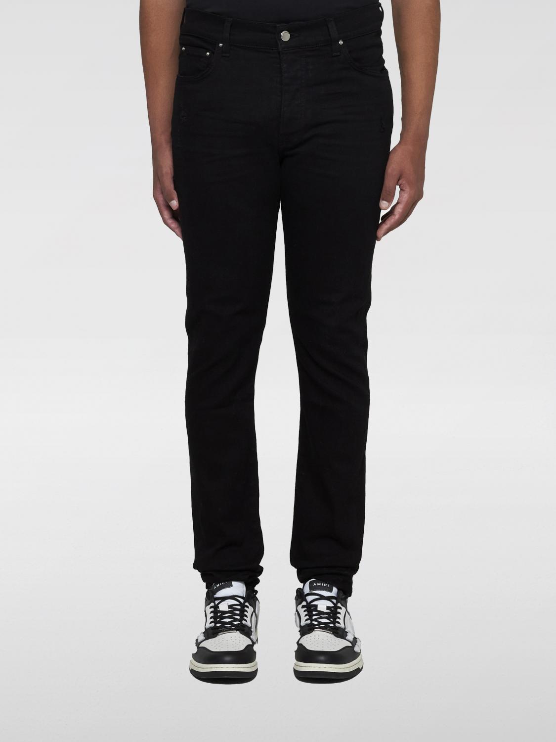 Shop Amiri Jeans  Men Color Black In Schwarz