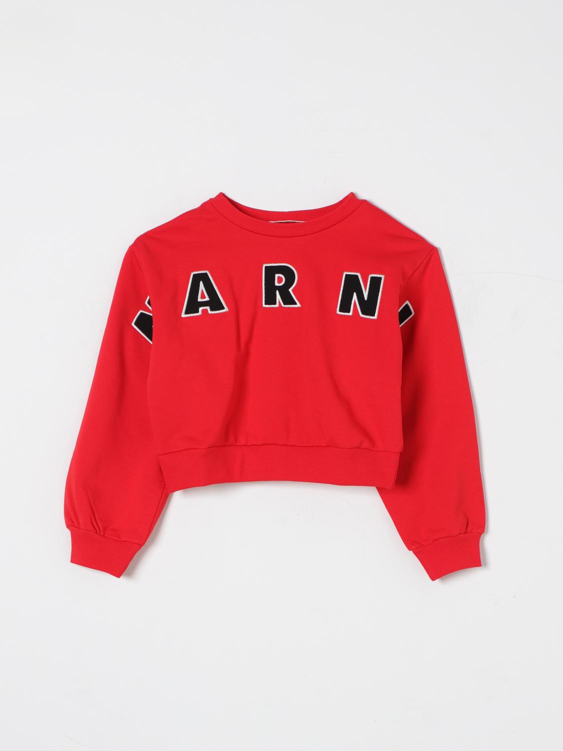 Shop Marni Sweater  Kids Color Red In Rot