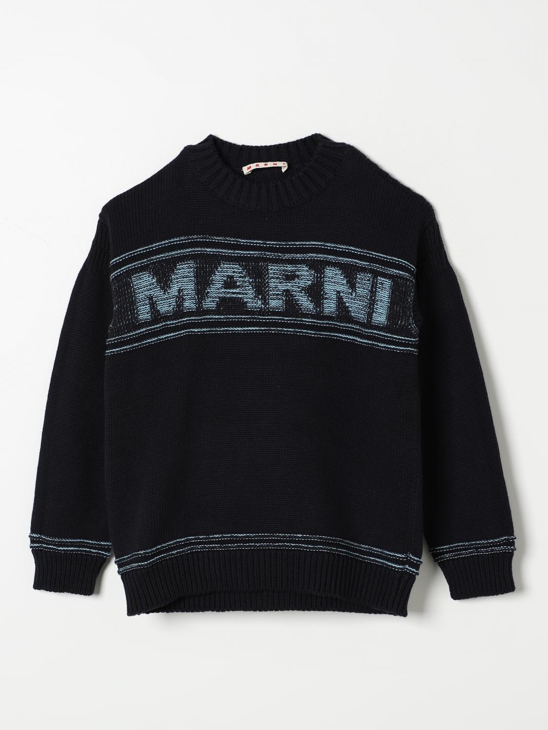 MARNI SWEATER MARNI KIDS COLOR BLUE F81722009