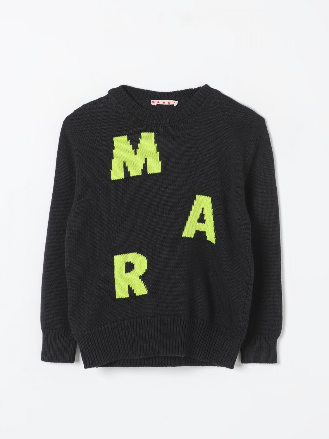 Shop Marni Sweater  Kids Color Black In Schwarz