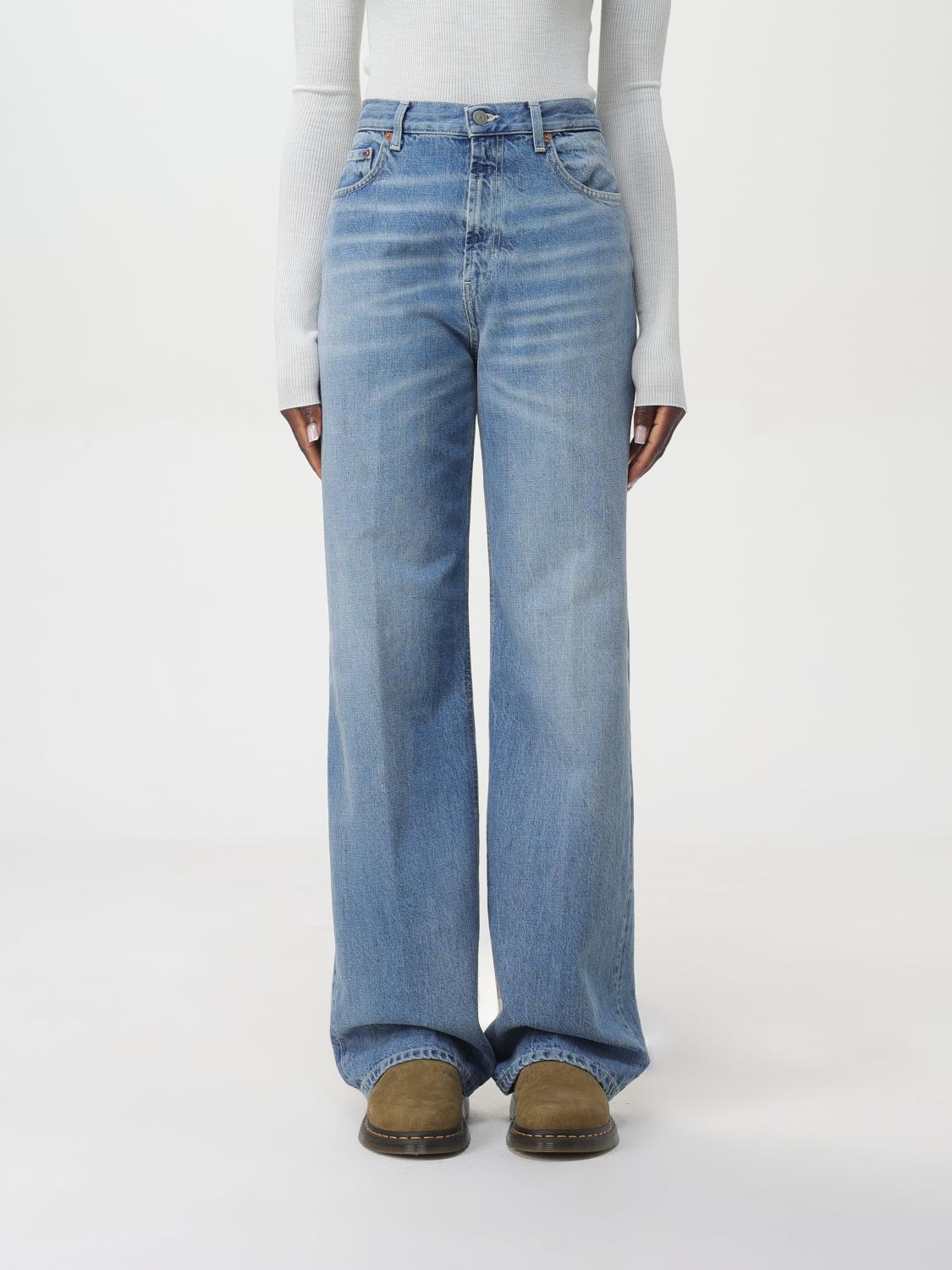 Dondup Pants Woman Color Denim In Denim