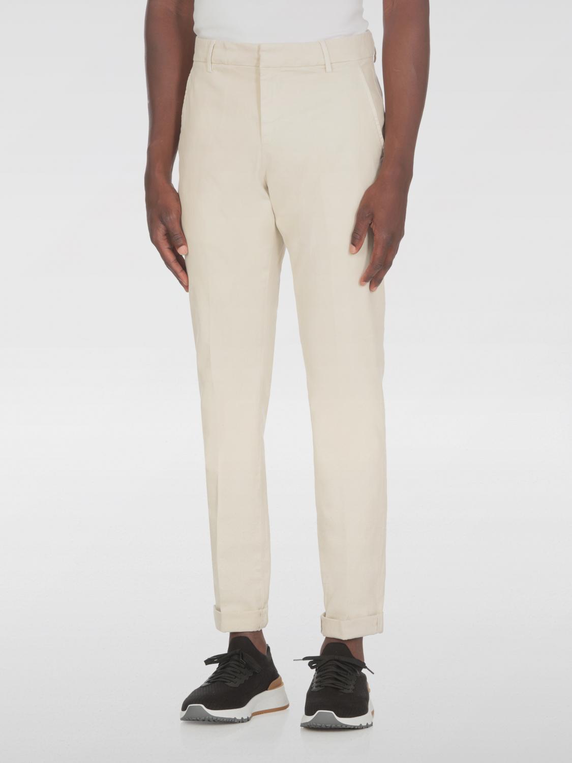 Dondup Pants Men Color Ivory In Ivory