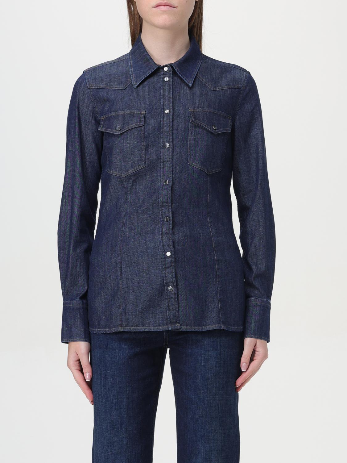 Shirt Dondup Woman Color Denim
