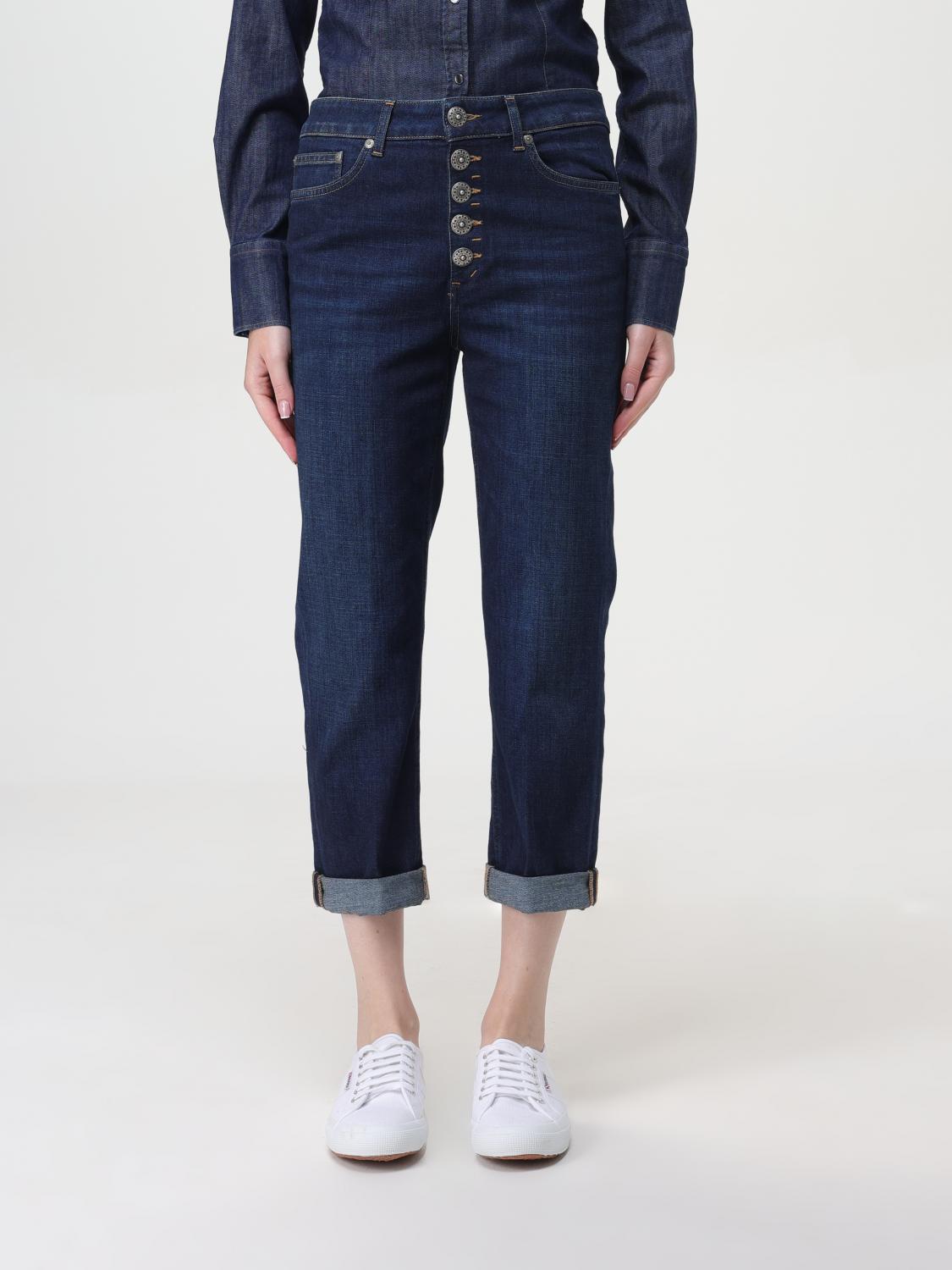 DONDUP PANTS DONDUP WOMAN COLOR DENIM F81838028