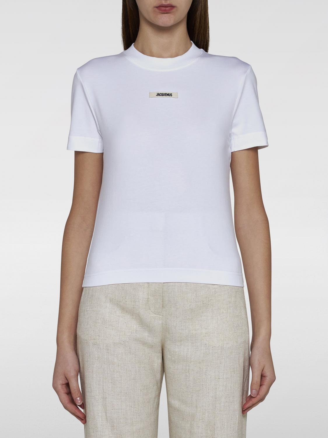 Jacquemus Tom Ford Black Cotton Blend Jeans In White