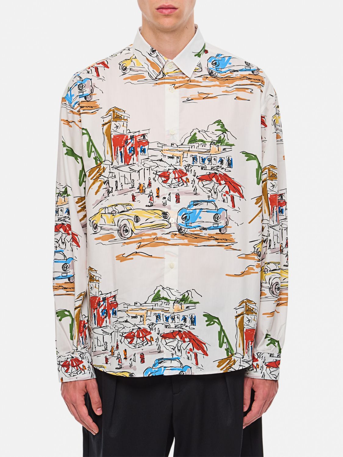 Shop Jacquemus Shirt  Men Color Multicolor In Bunt