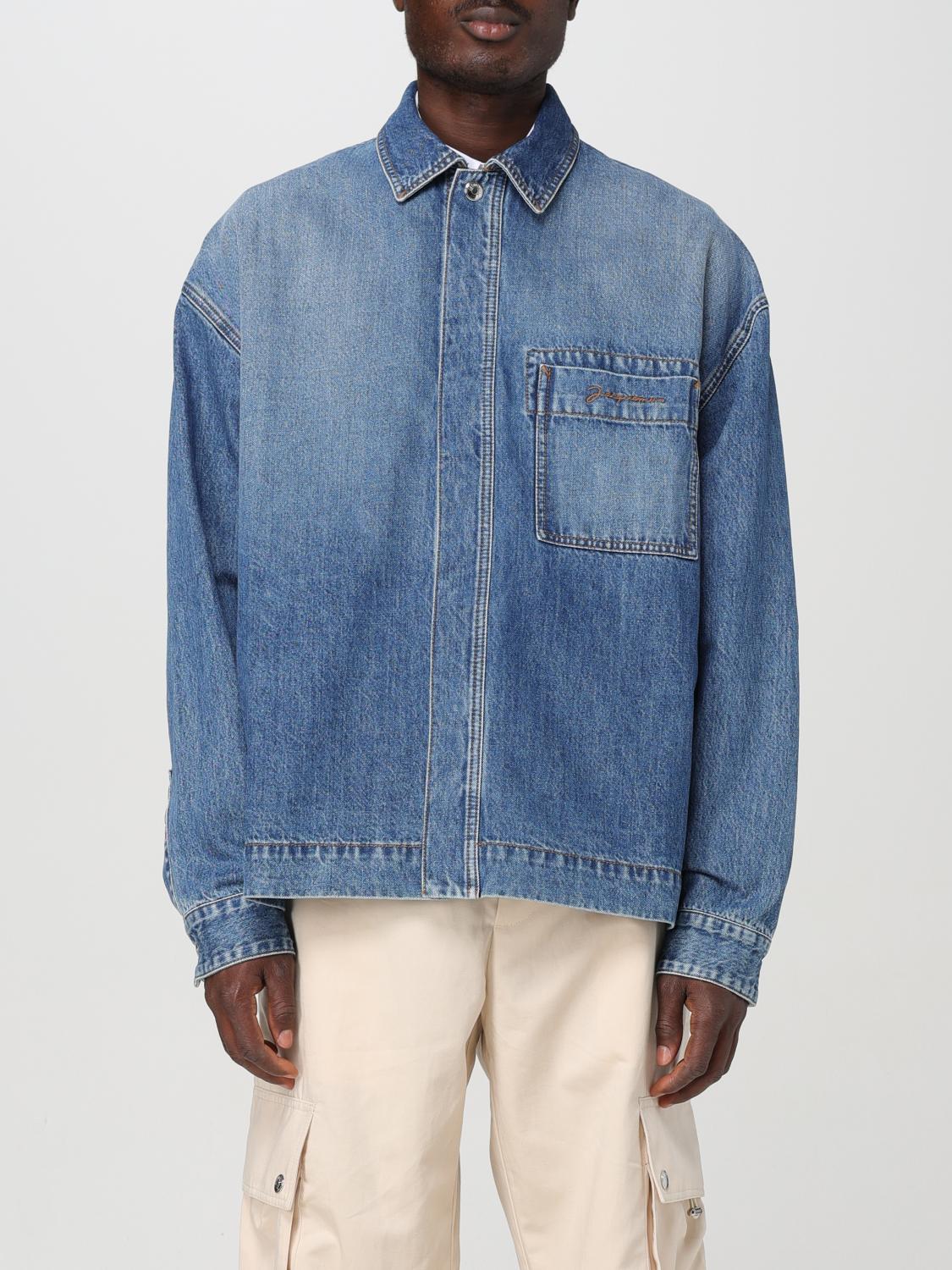 Shop Jacquemus Shirt  Men Color Blue In Blau