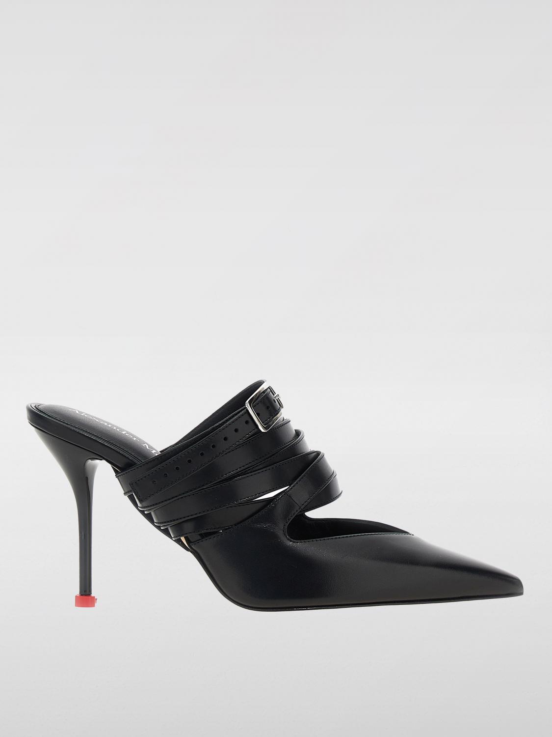 Shop Alexander Mcqueen High Heel Shoes  Woman Color Black