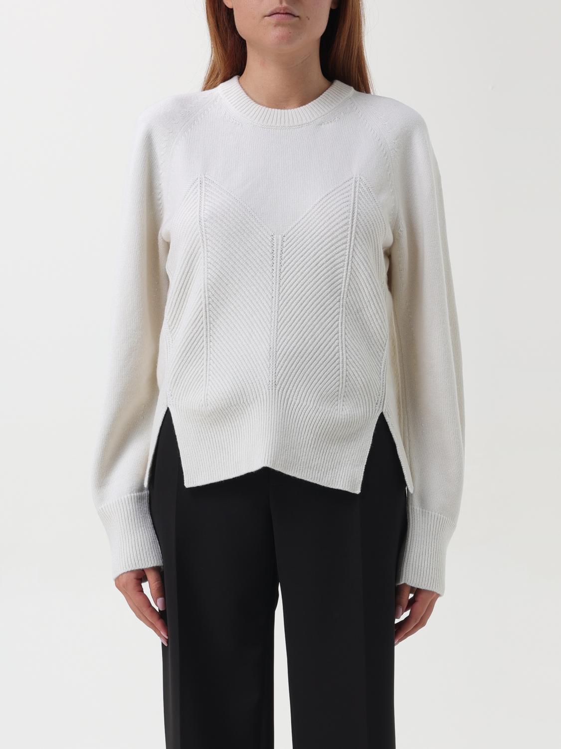 Alexander Mcqueen Cardigan Woman Color White In Weiss