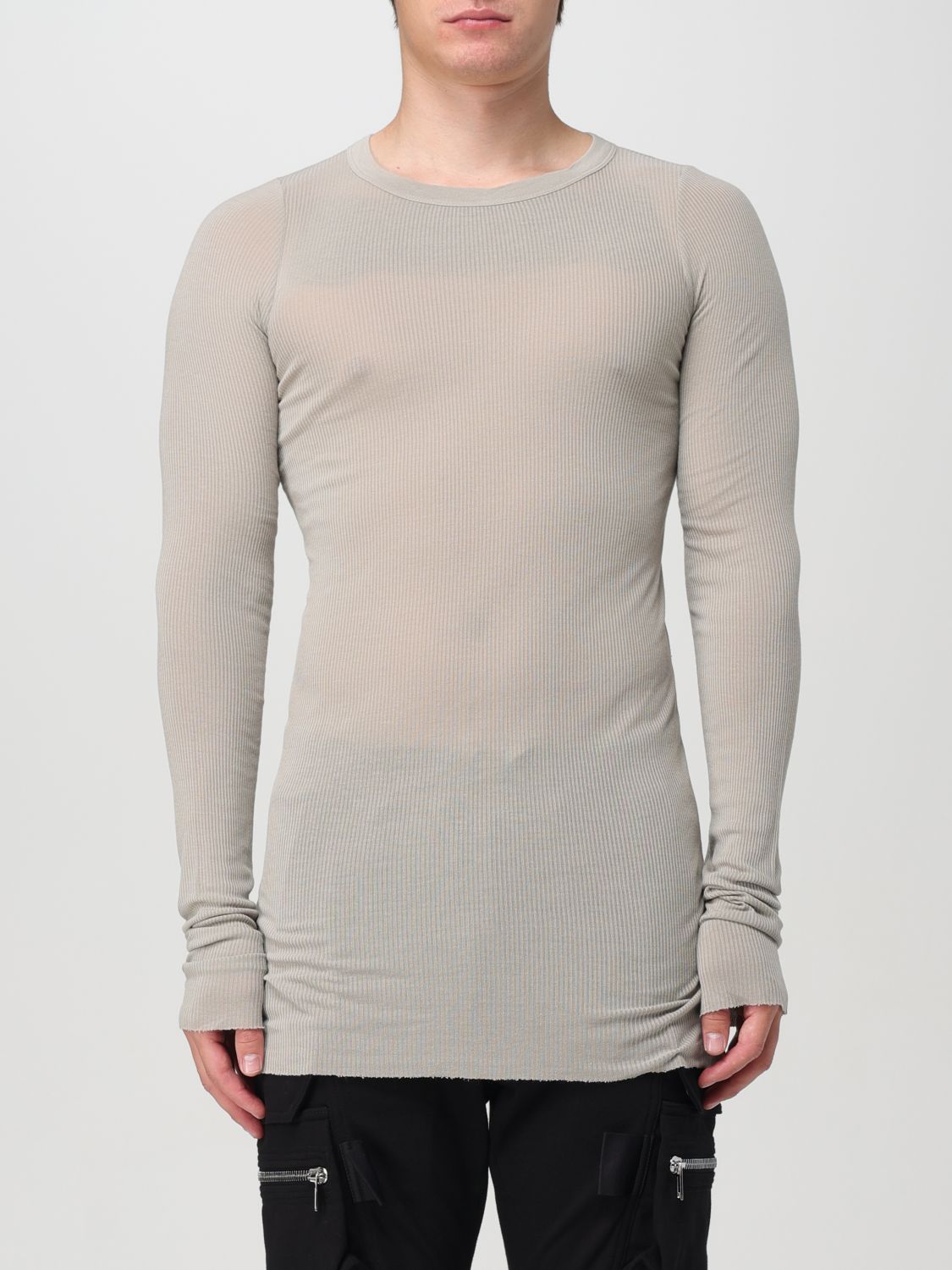 Rick Owens T-shirt  Men Color Grey In Neutral