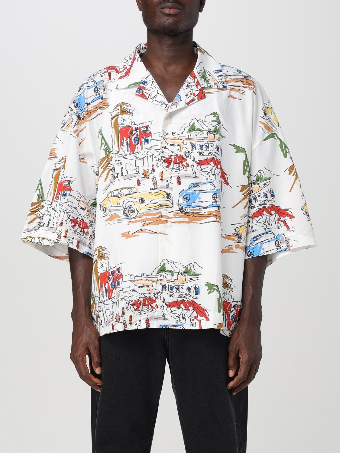 Shop Jacquemus Shirt  Men Color Multicolor In Bunt