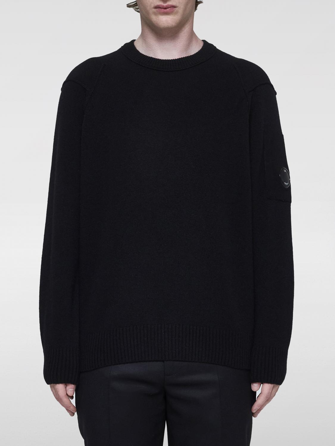 Shop C.p. Company Sweater  Men Color Black In Schwarz