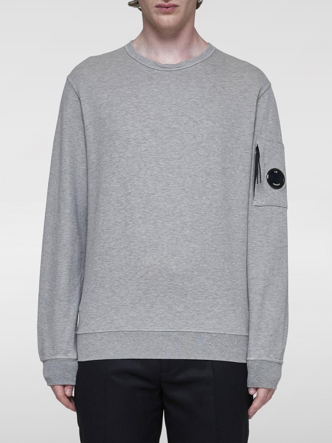 Shop C.p. Company Sweatshirt  Men Color Grey In Grau