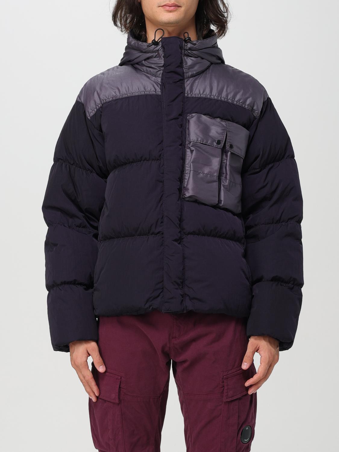 C.p. Company C. P. Company Eco Chrome-r Goggle Down Jacket In Violett