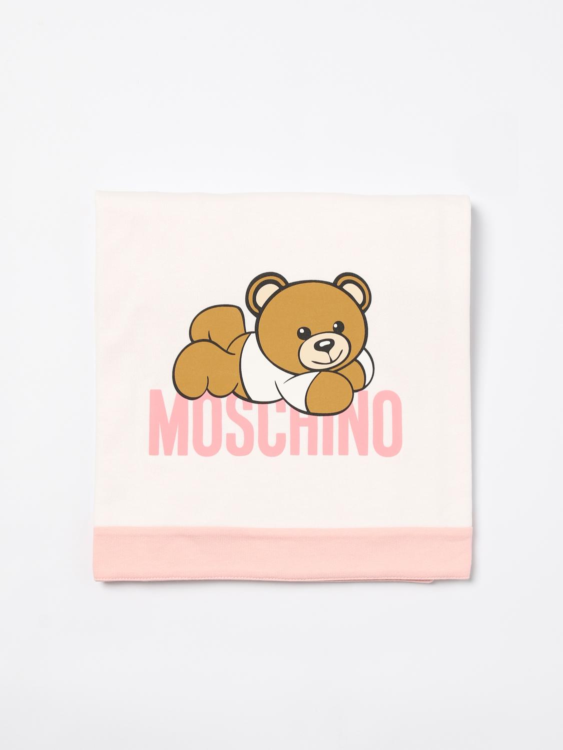 Shop Moschino Blanket  Kids Color Pink