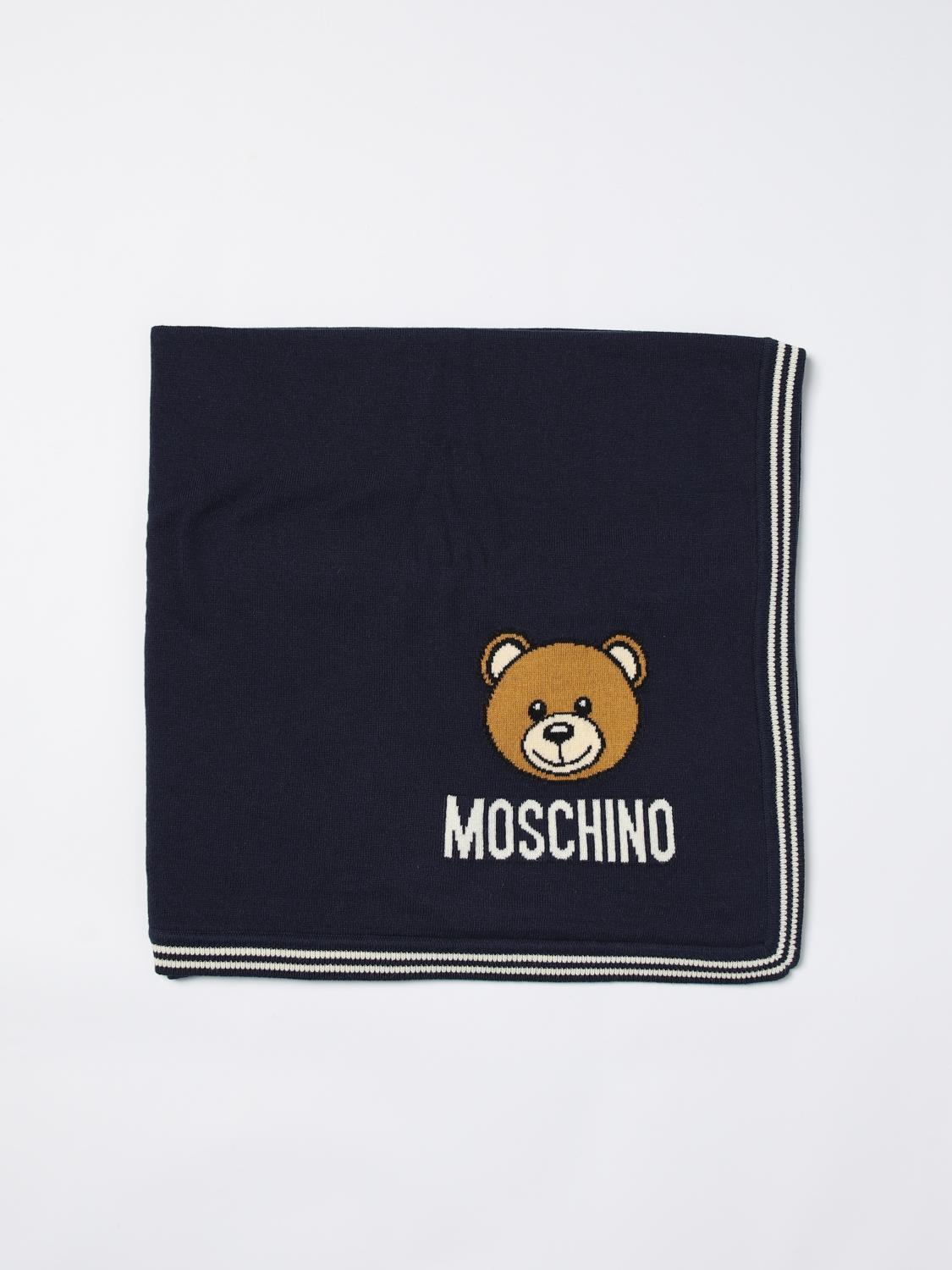 Shop Moschino Blanket  Kids Color Navy