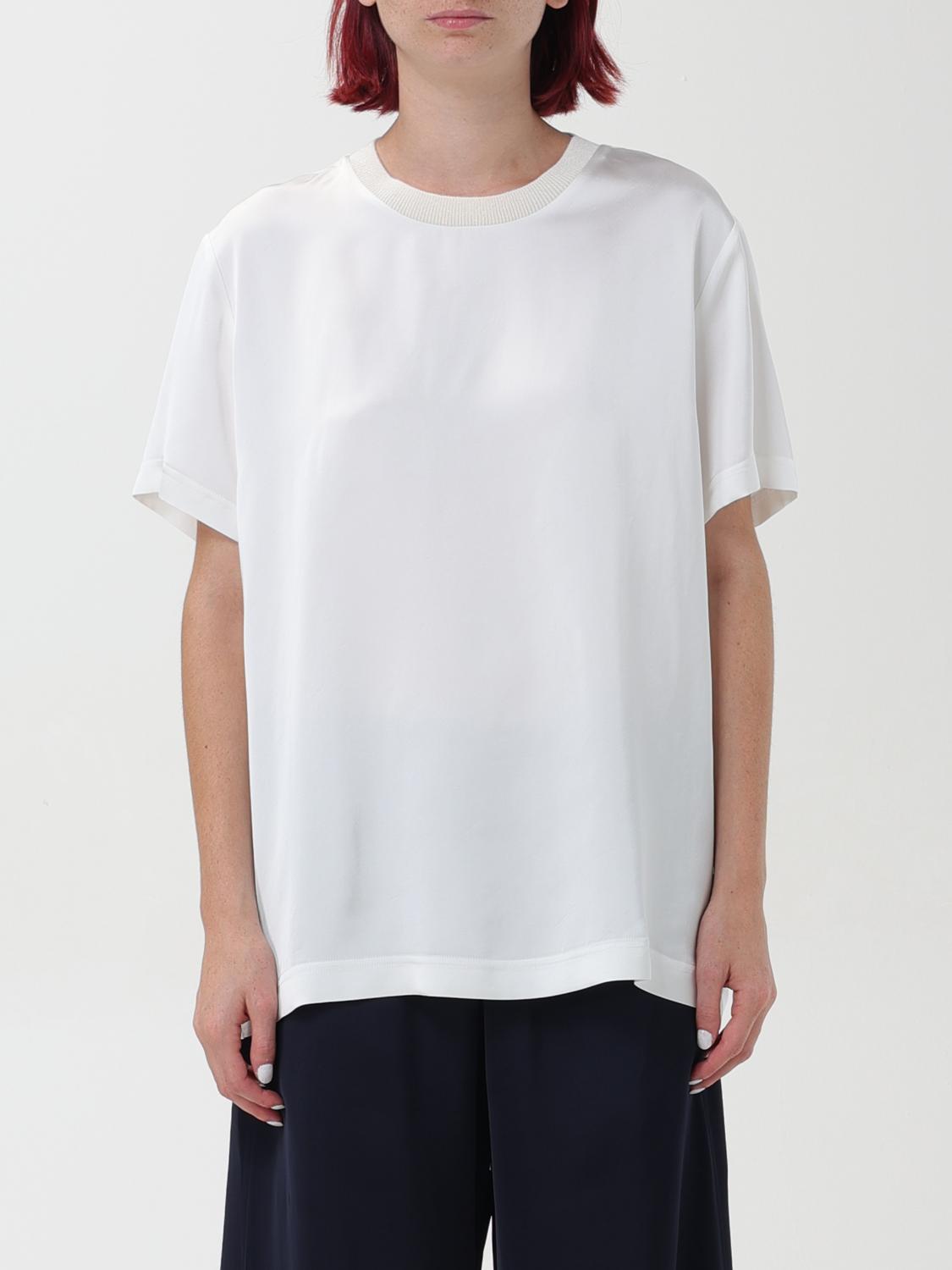 Shop Fabiana Filippi T-shirt  Woman Color White In Weiss