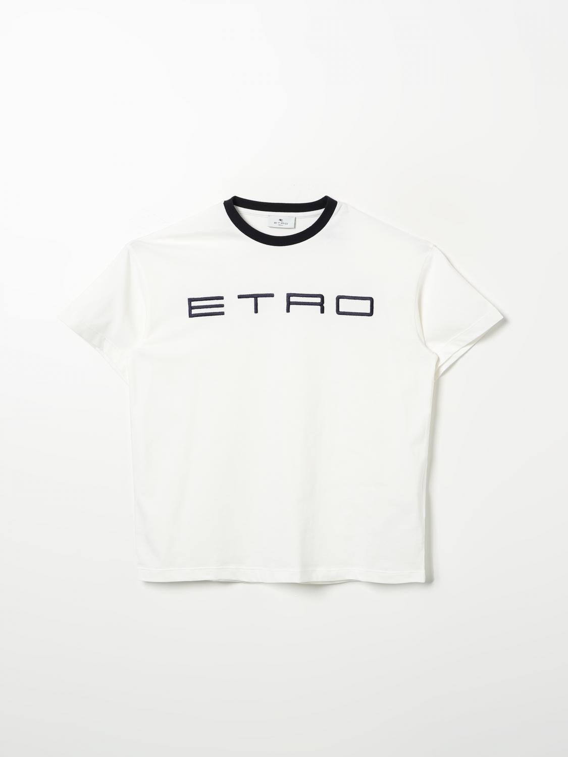 Shop Etro T-shirt  Kids Color Ivory