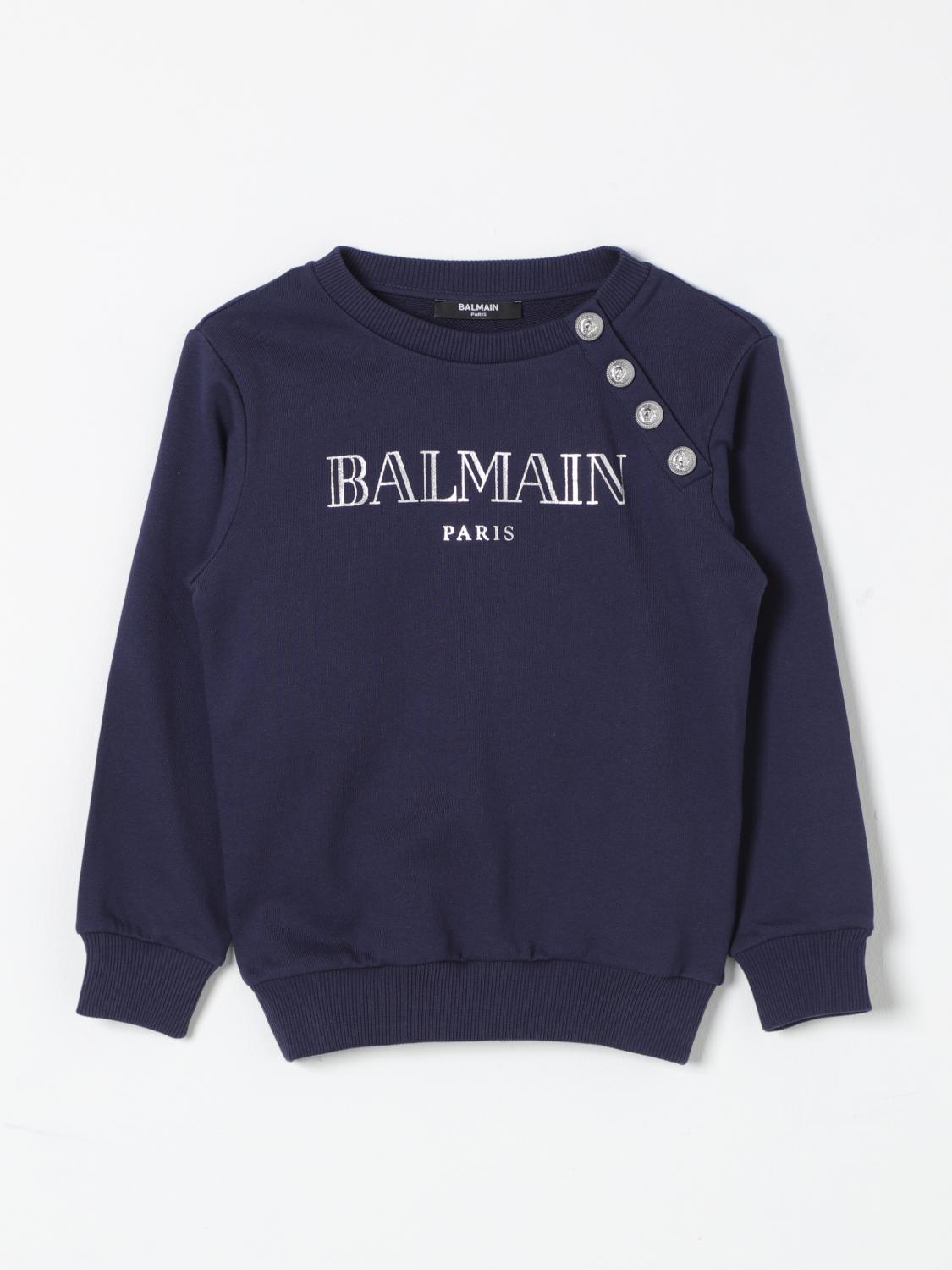 BALMAIN SWEATER BALMAIN KIDS COLOR BLUE F82146009