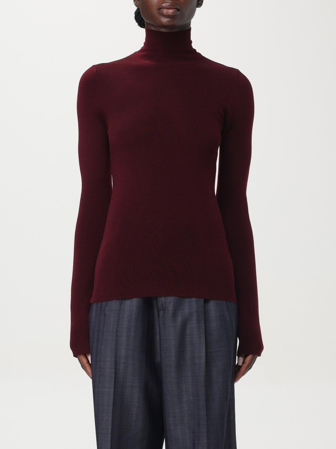 Shop Etro Sweater  Woman Color Burgundy In 酒红